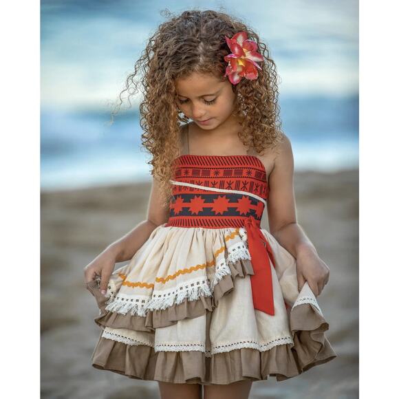 Polynesian Princess by M. Joy Costume Cosplay Disney Princess Dress Size 12 - Picture 1 of 16